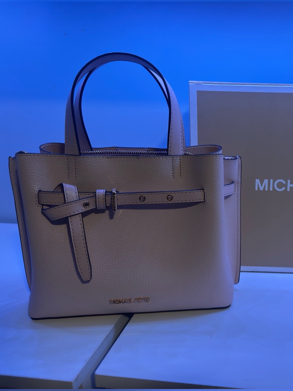 Michael Kors Powder Blush Emilia Satchel